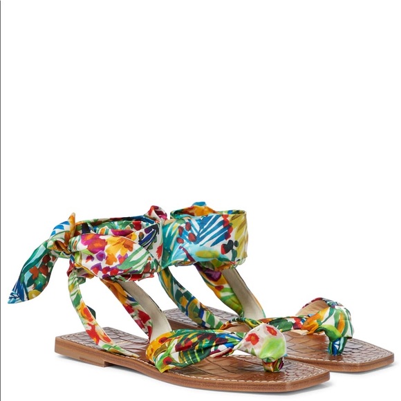 NIb christian louboutin niloofar satin sandal flat sz 37 - Picture 4 of 9